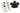 3.5K Idler Hub Complete Box Kit – 5 on 4.5" – Dexter K08-248-1G