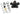 3.5K Idler Hub Complete Box Kit – 5 on 5" – Dexter K08-256-1G